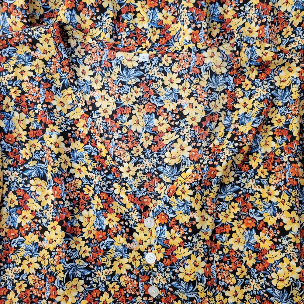 Source Unknown Floral Long Sleeve Dress - Multicolor - Picture 3 of 3